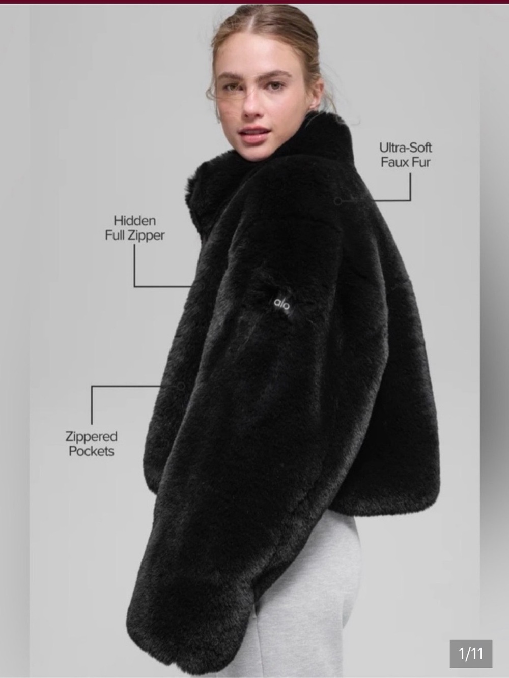 ALO Faux Fur Allure Jacket
